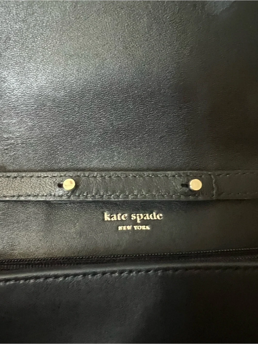 kate spade black quilted leather crossbody with silver chain